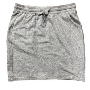 ZYIA Active Gray Skirt Large Workout Golf Pickleball Comfy Lounge Summer